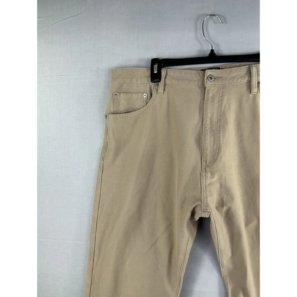 Dockers Mens Khaki Pants Straight Leg W38 L32 Classic Casual Cotton